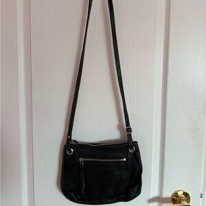 Roots Edie Cervino Black Crossbody Bag